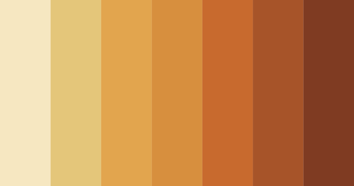 Download autumn ember shades color palette PNG image (landscape)
