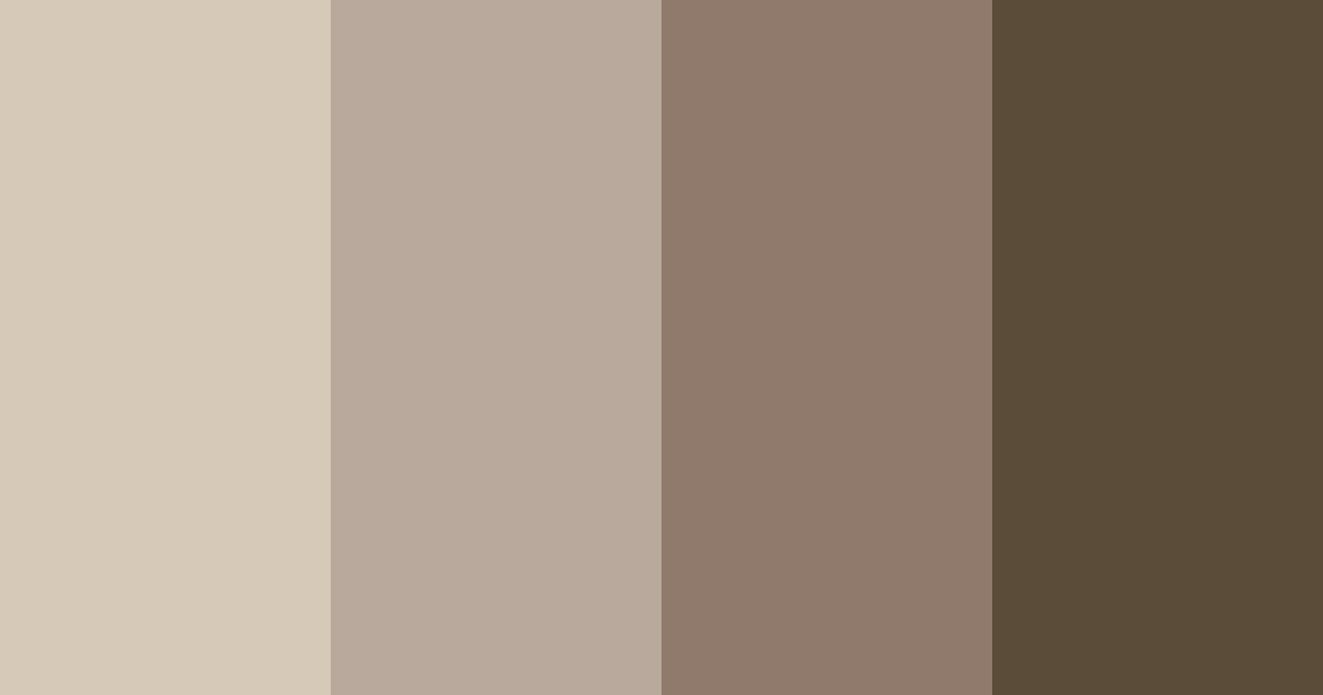Download warm taupe color palette PNG image (landscape)