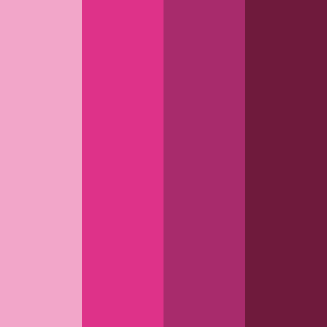 Download pink shades color palette PNG image (square)