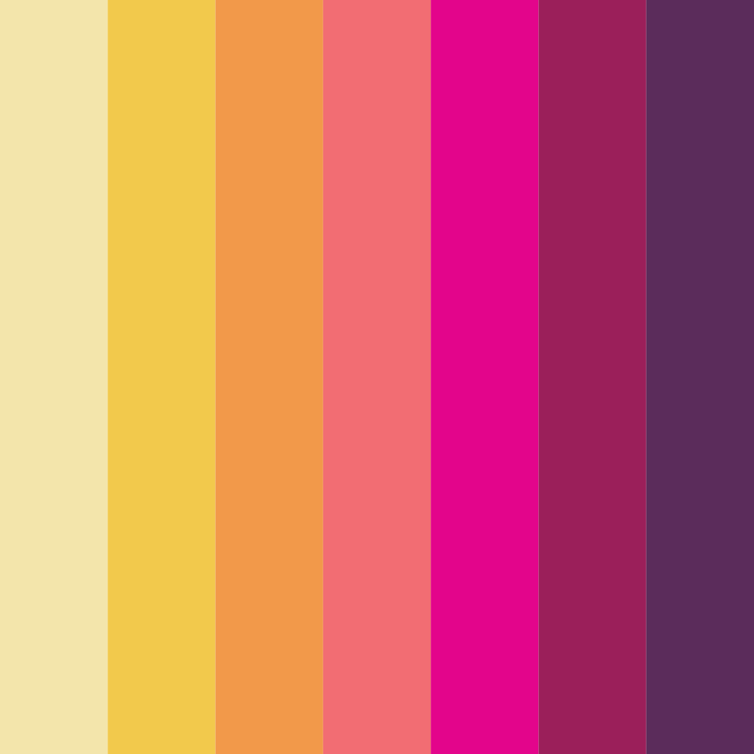 Download jumping joy color palette PNG image (square)