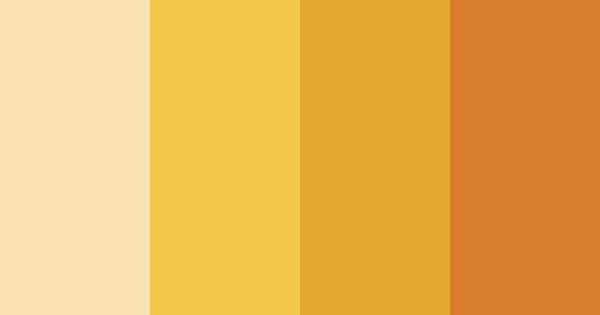 Download yellow sunset color palette PNG image (landscape)
