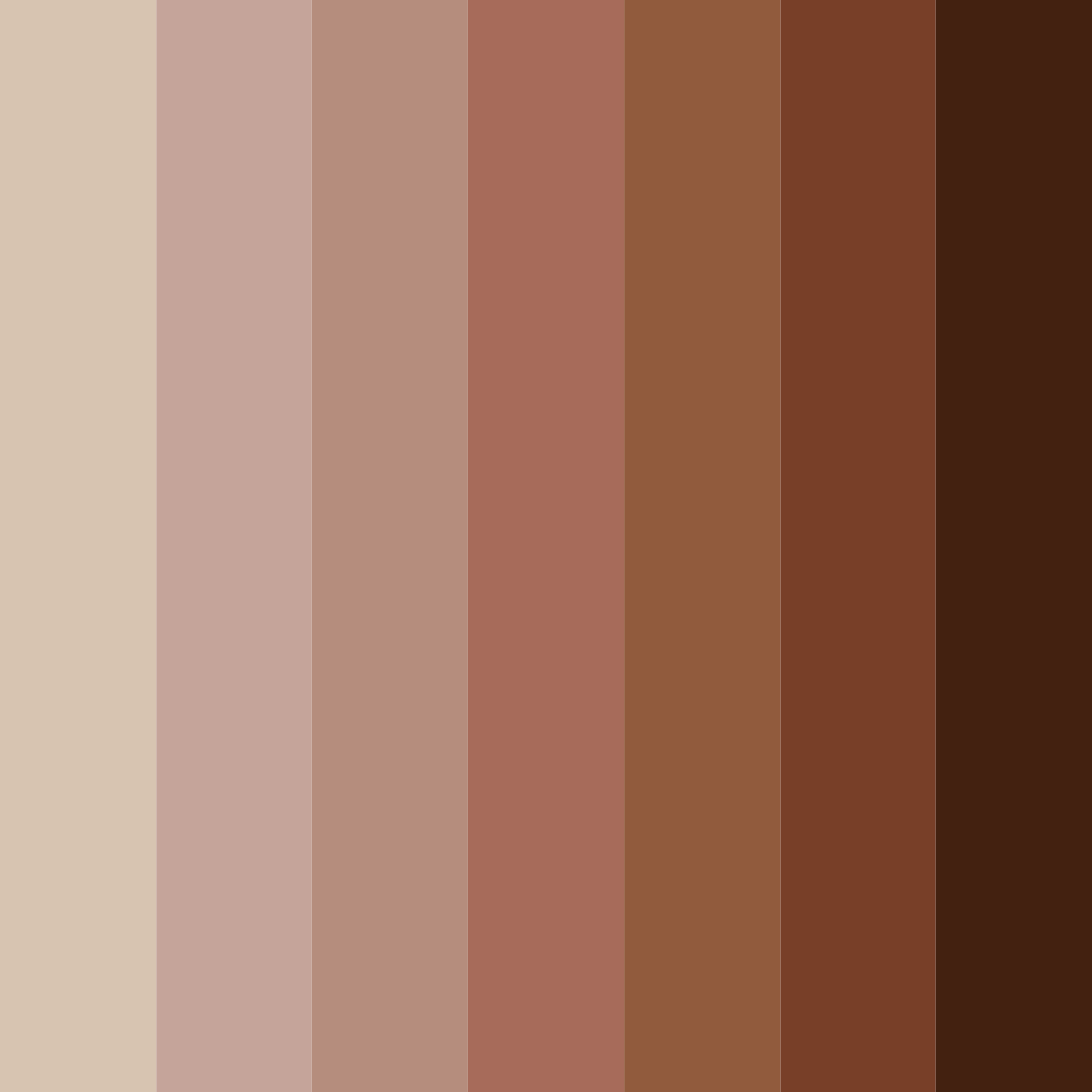 Download dark brown color palette PNG image (square)