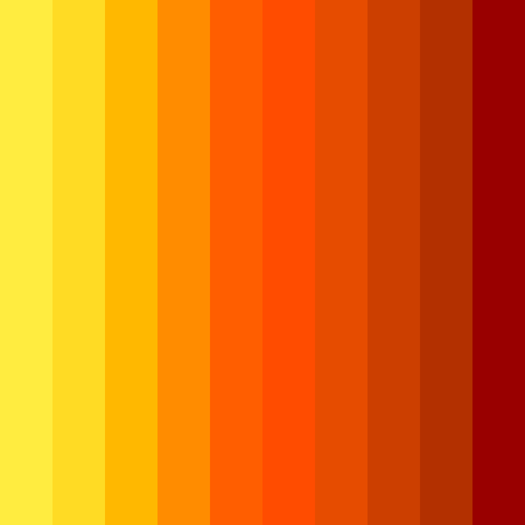 Download solar flare spectrum color palette PNG image (square)