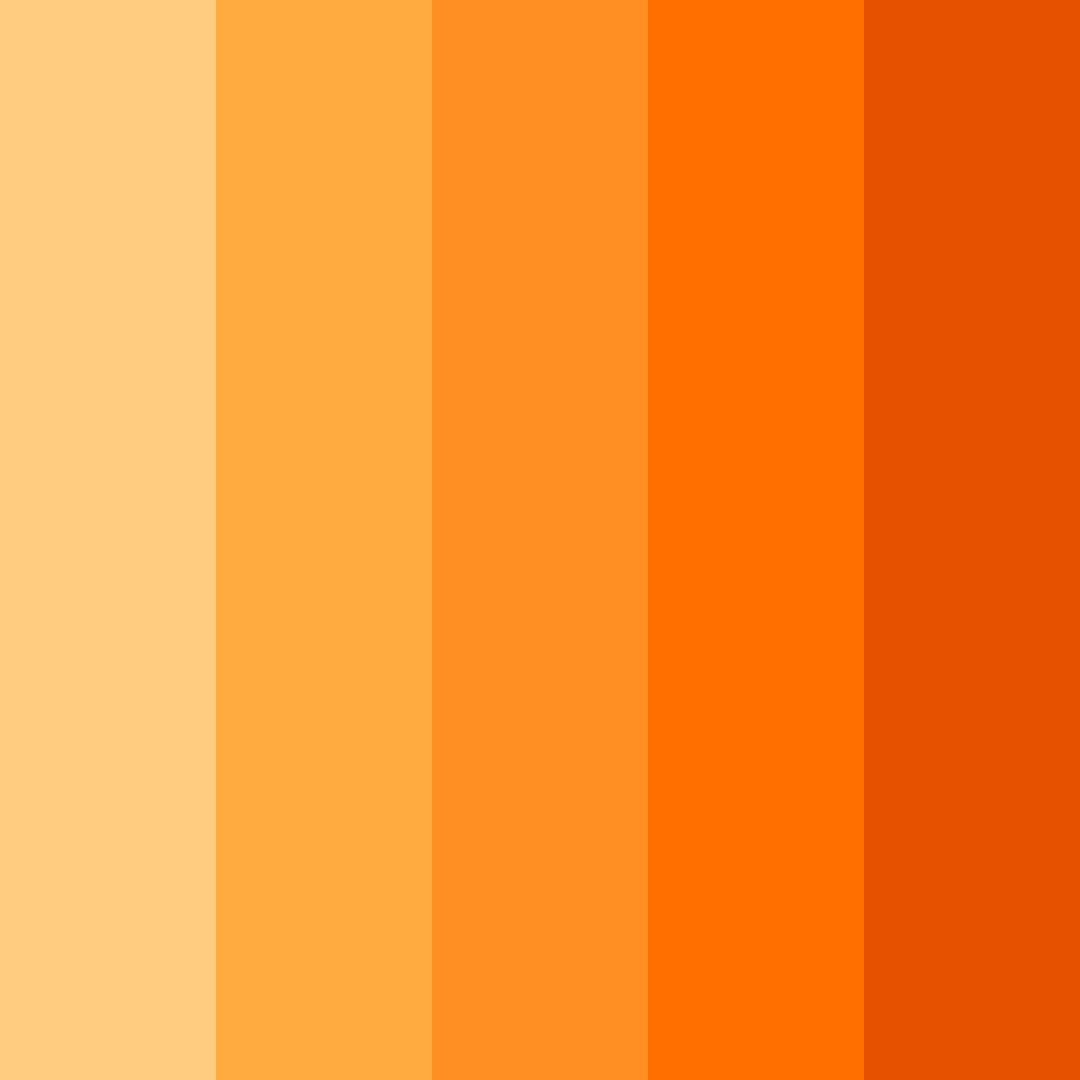 Download citrus sunrise color palette PNG image (square)