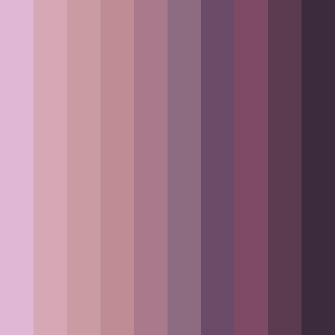 Download dreamy euphoria color palette PNG image (square)