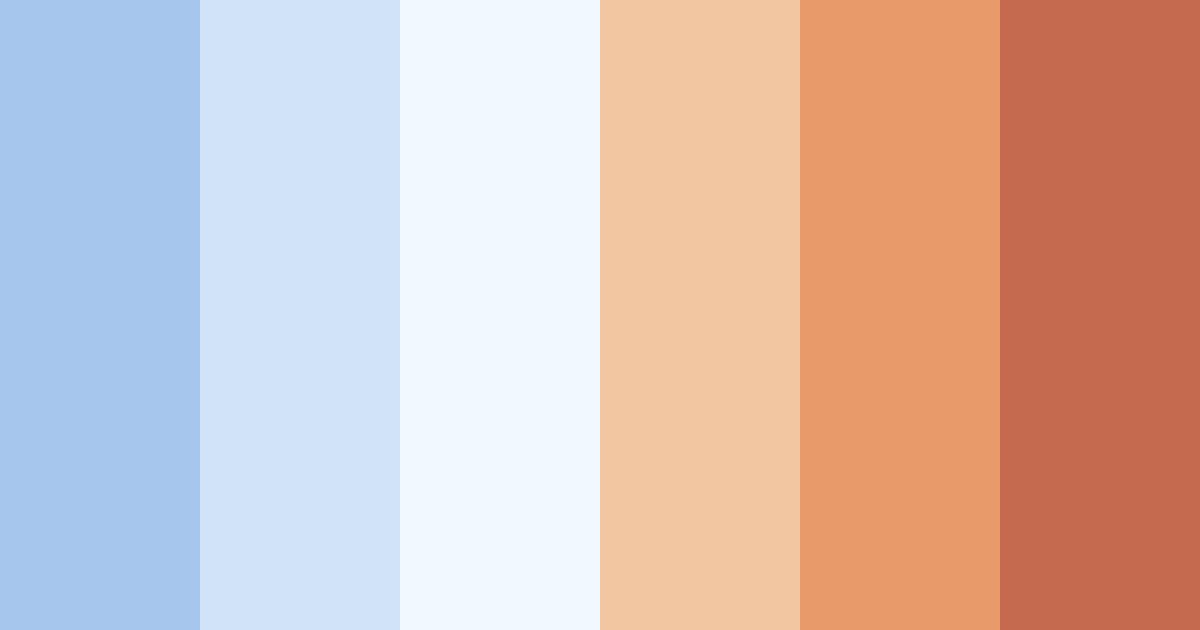Download light blue dawn color palette PNG image (landscape)