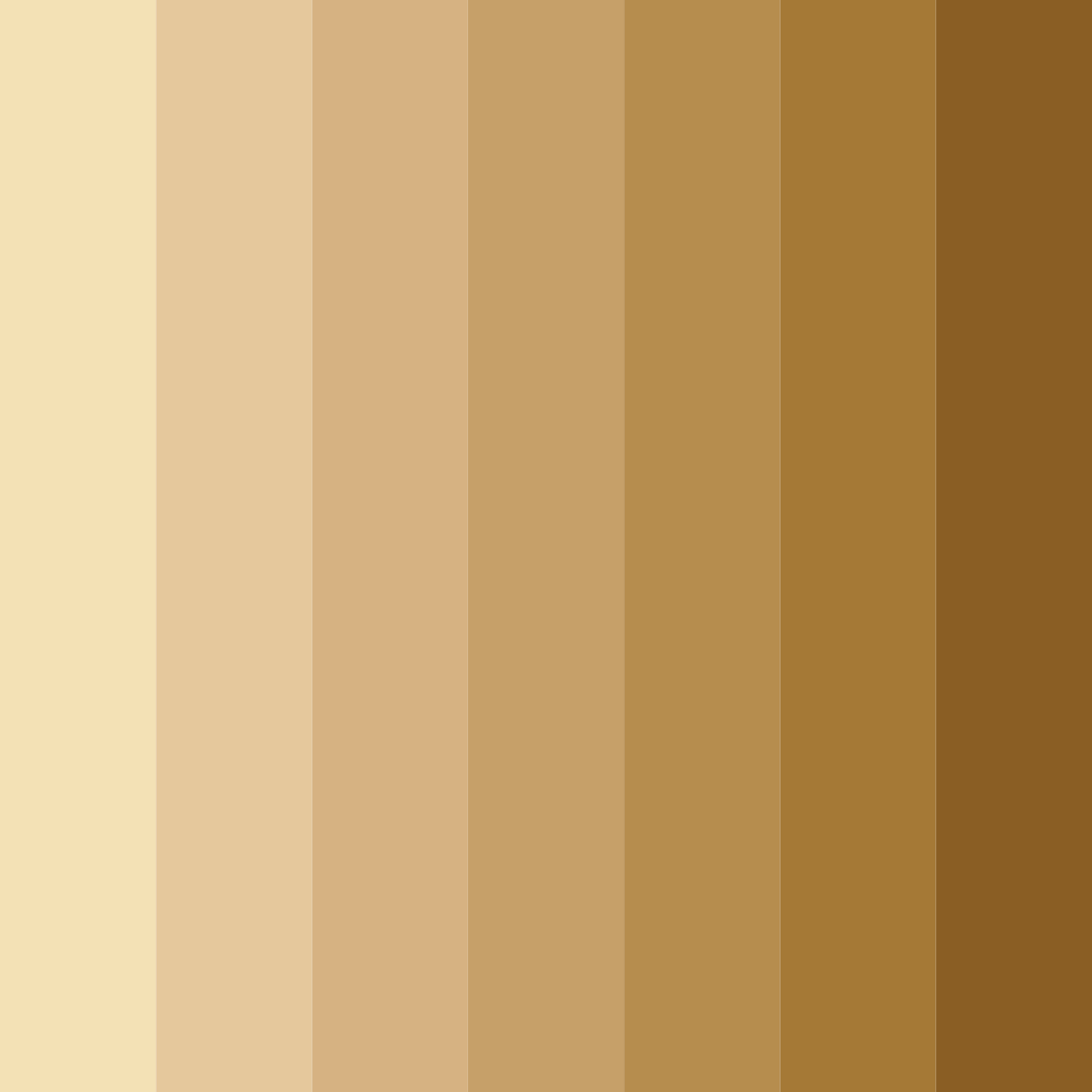 Download desert dunes color palette PNG image (square)
