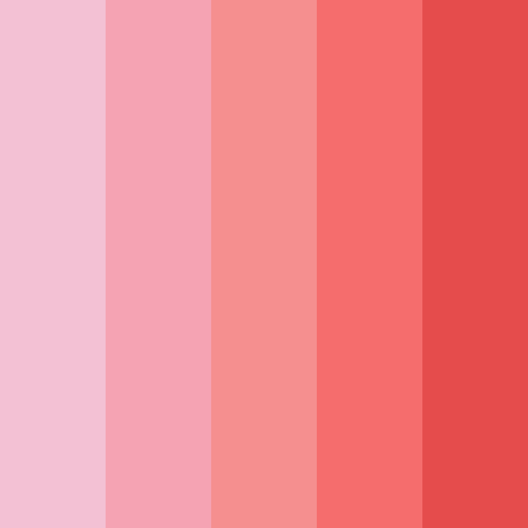 Download twilight blush color palette PNG image (square)