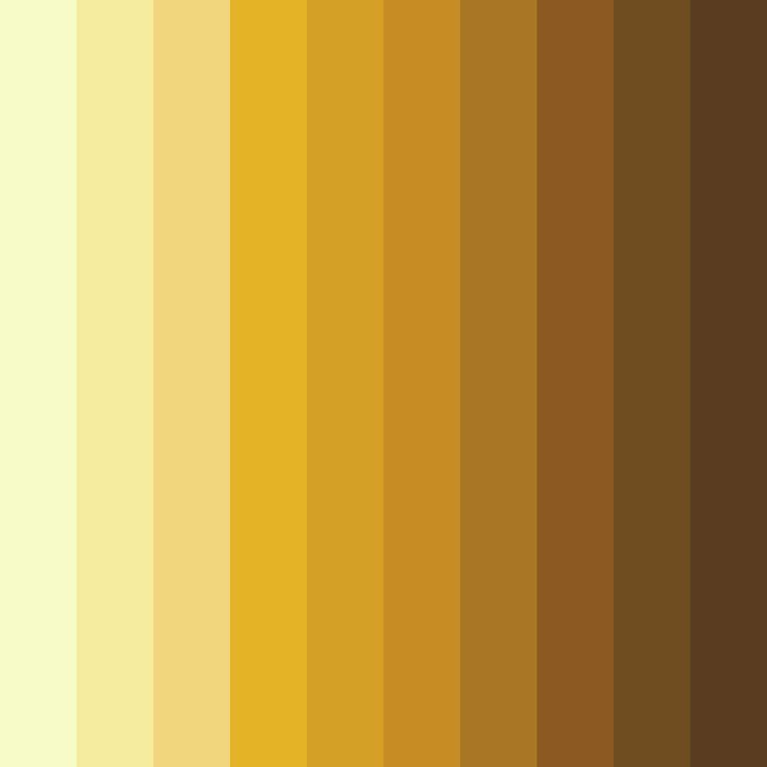 Download endless sunshine color palette PNG image (square)