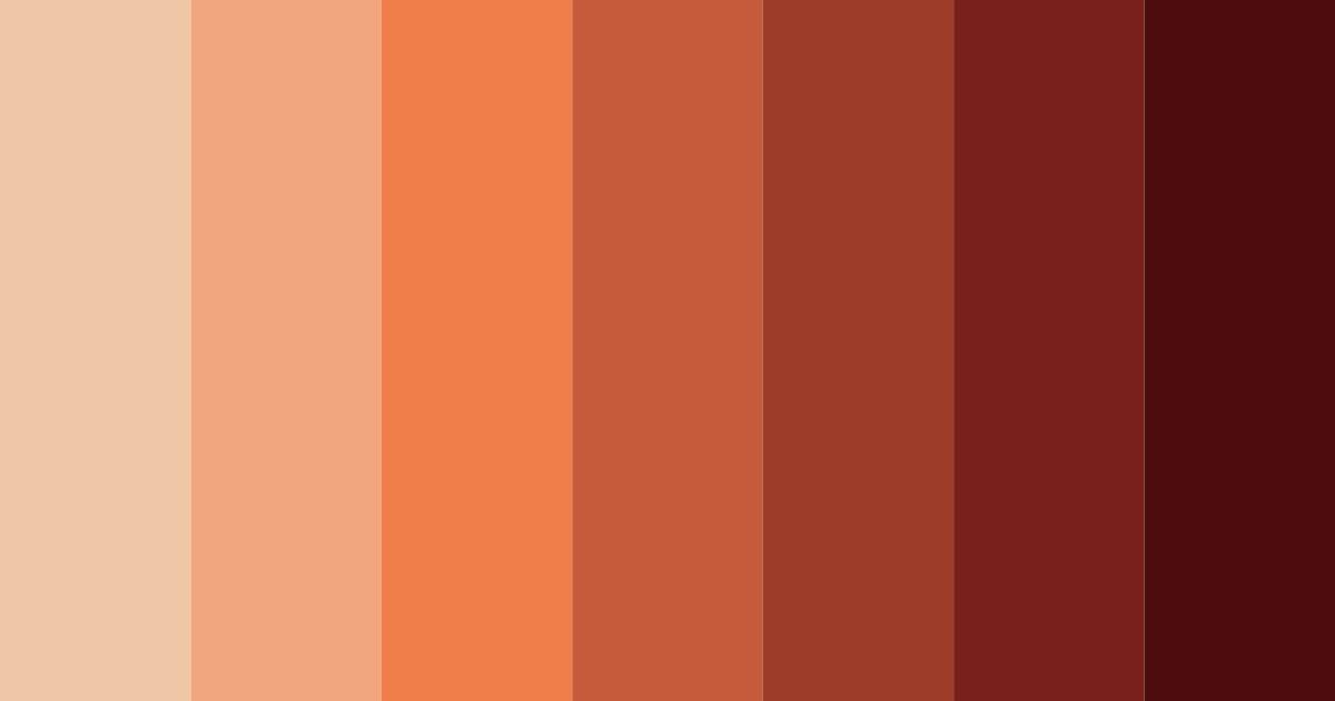 Download retro sunrise color palette PNG image (landscape)