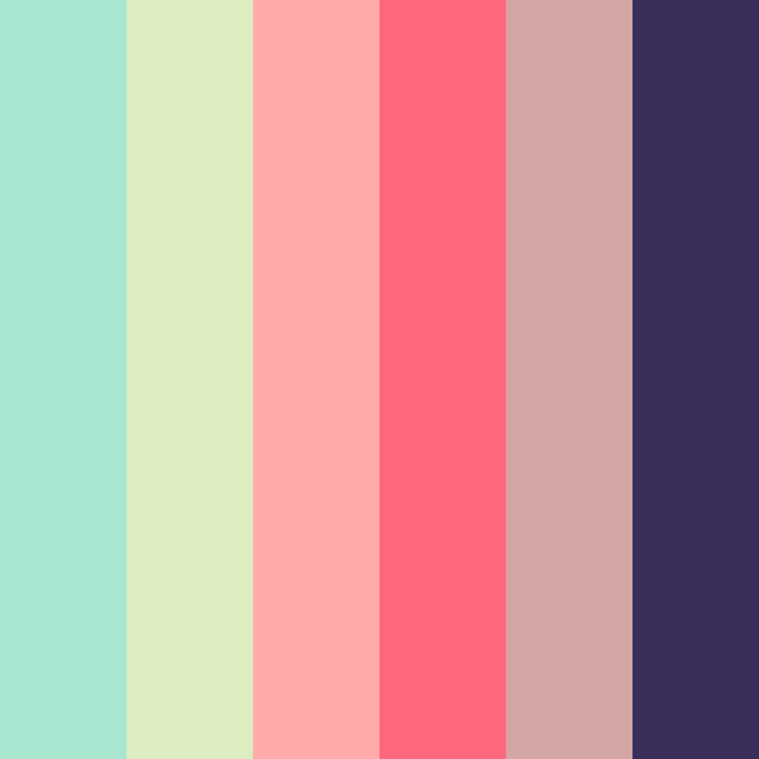 Download meadow mirage color palette PNG image (square)