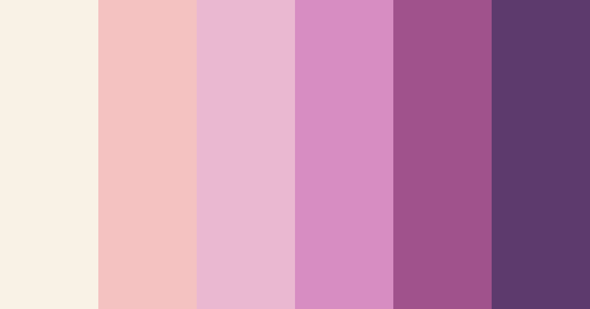 Download blossom serenade color palette PNG image (landscape)