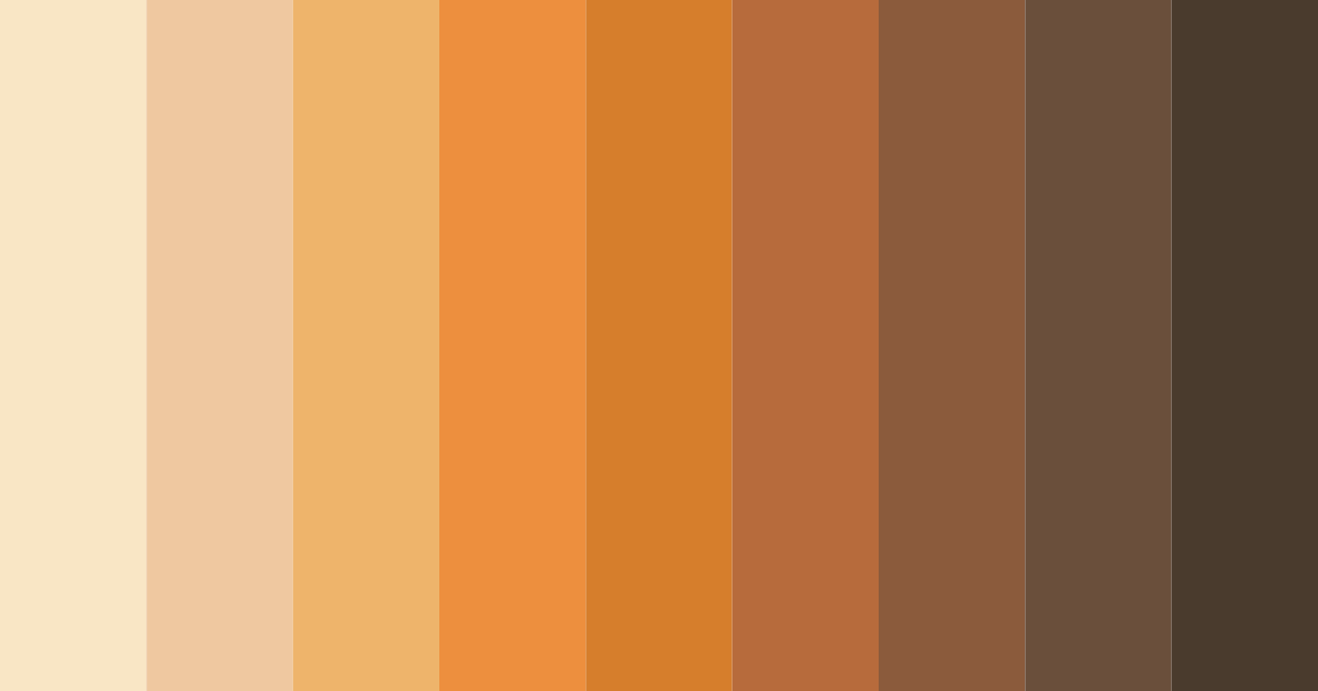 Download camel tones color palette PNG image (landscape)