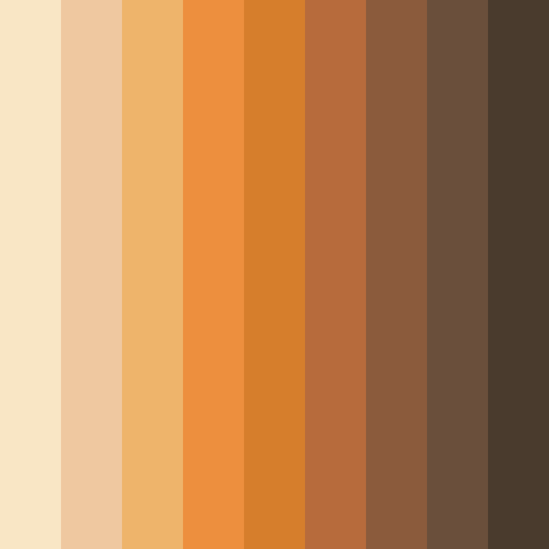 Download camel tones color palette PNG image (square)
