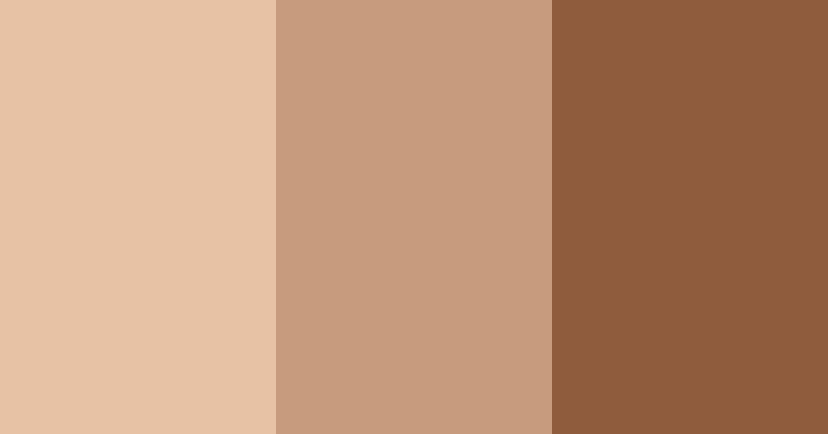 Download brown wood color palette PNG image (landscape)