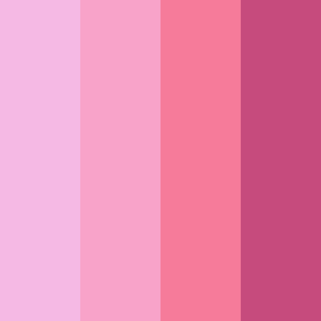 Download pink elegance color palette PNG image (square)