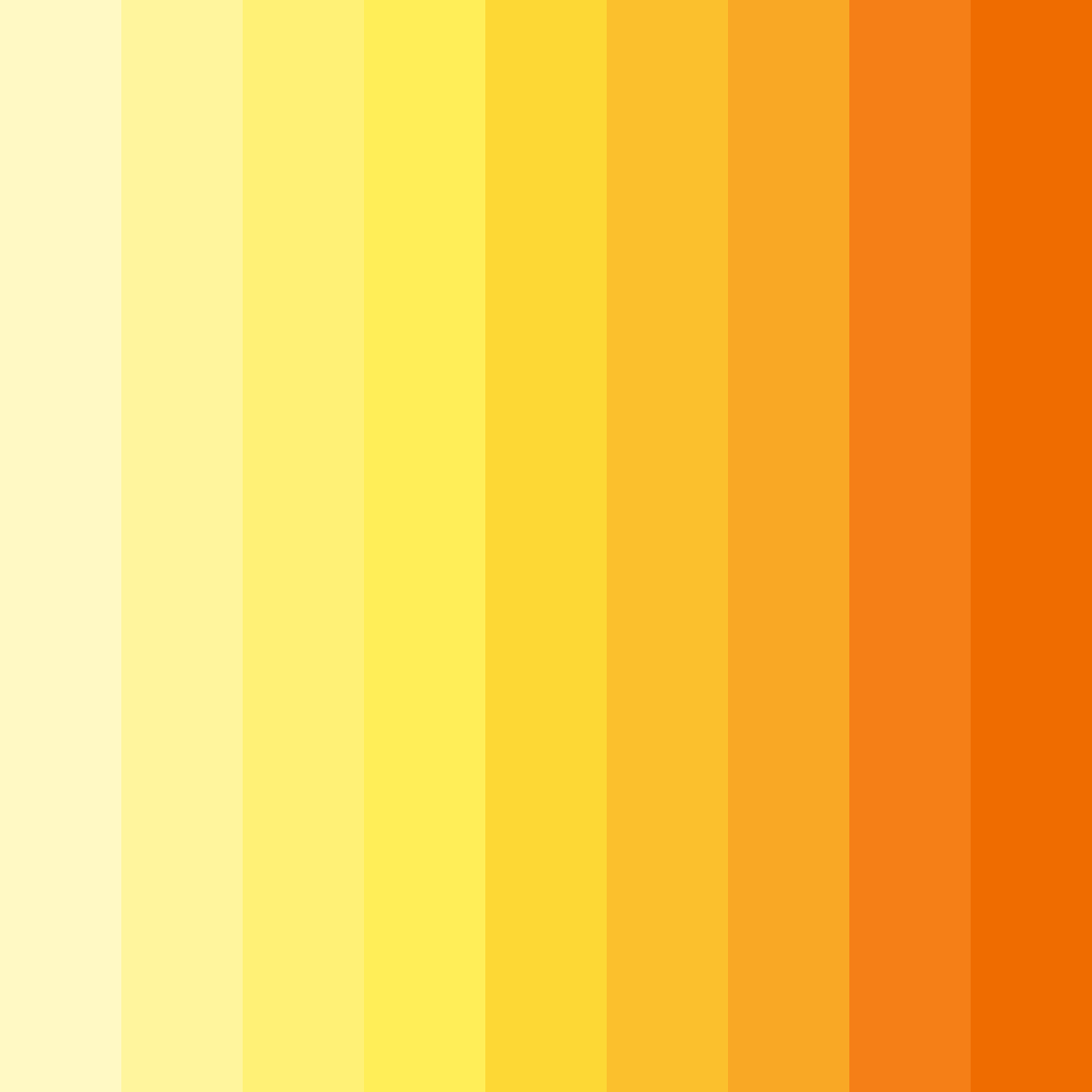 Download sunshine serenade color palette PNG image (square)