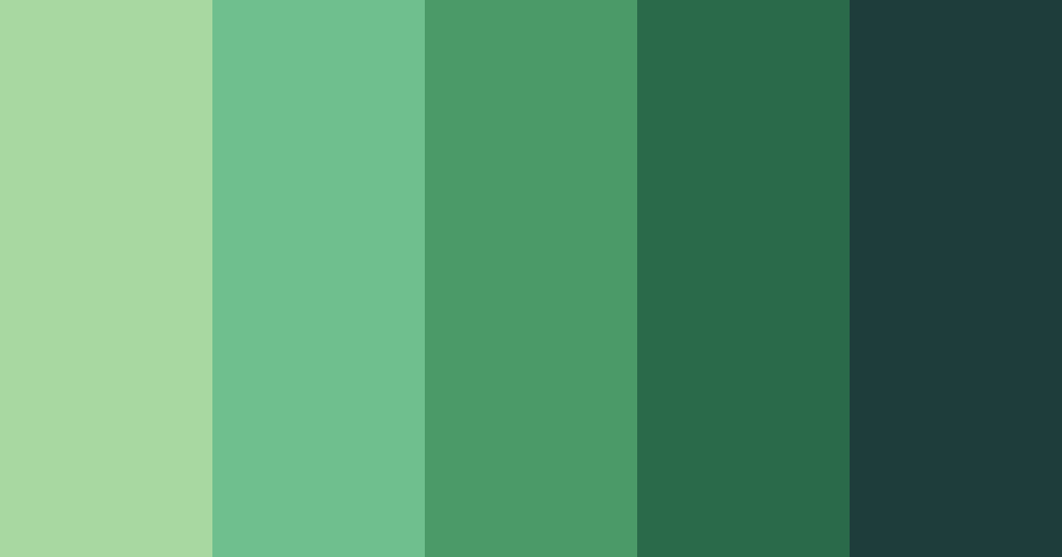 Download emerald canopy color palette PNG image (landscape)