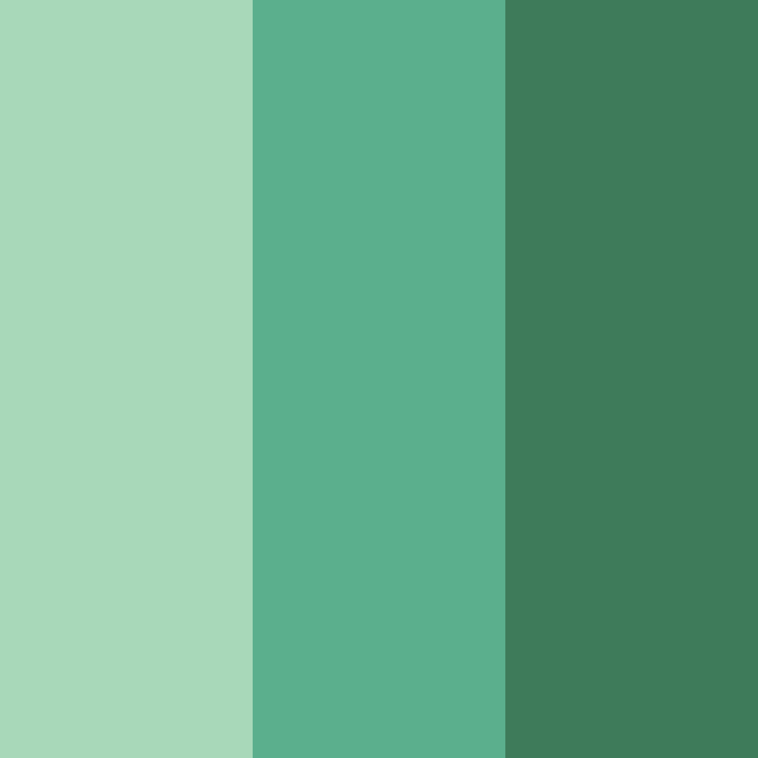 Download verdant depths color palette PNG image (square)