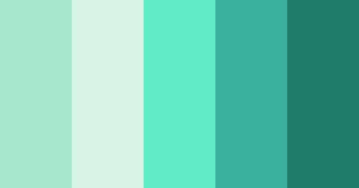 Download emerald essence color palette PNG image (landscape)