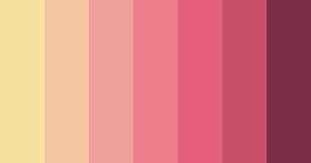 Download desert rose symphony color palette PNG image (landscape)