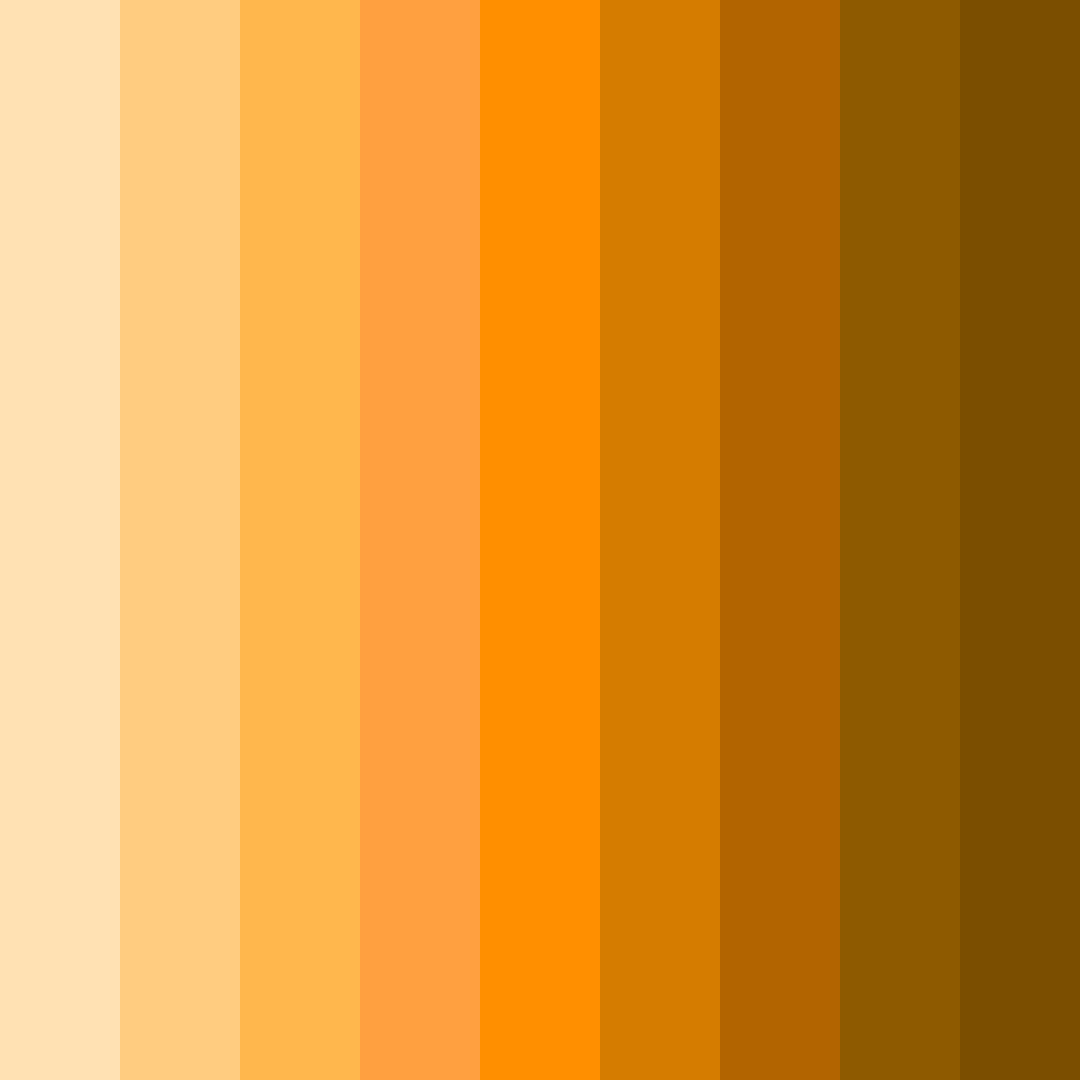 Download golden sunrise color palette PNG image (square)