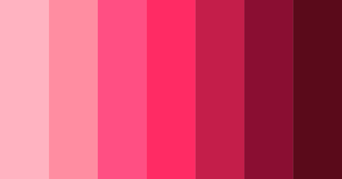 Download strawberry burst color palette PNG image (landscape)