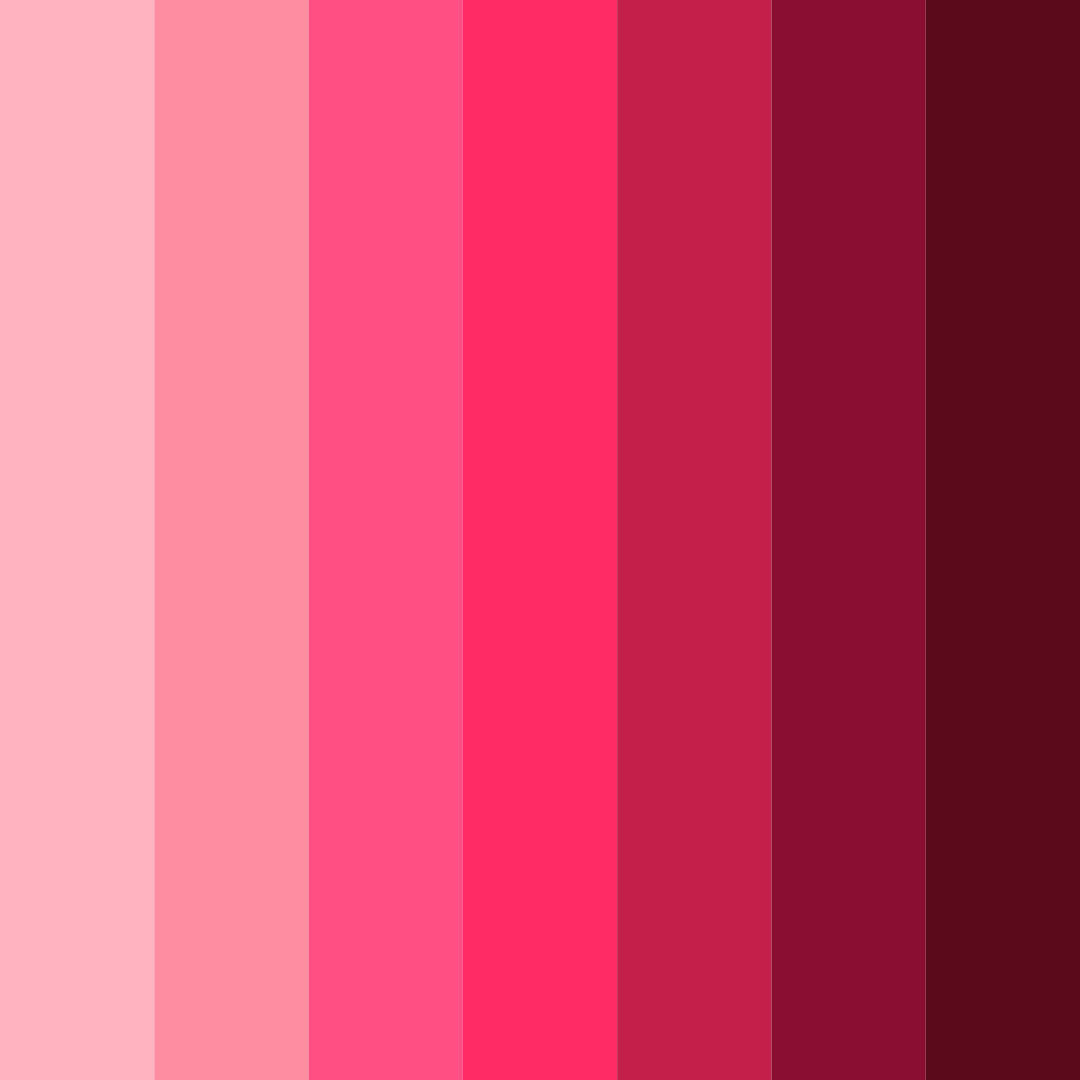 Download strawberry burst color palette PNG image (square)