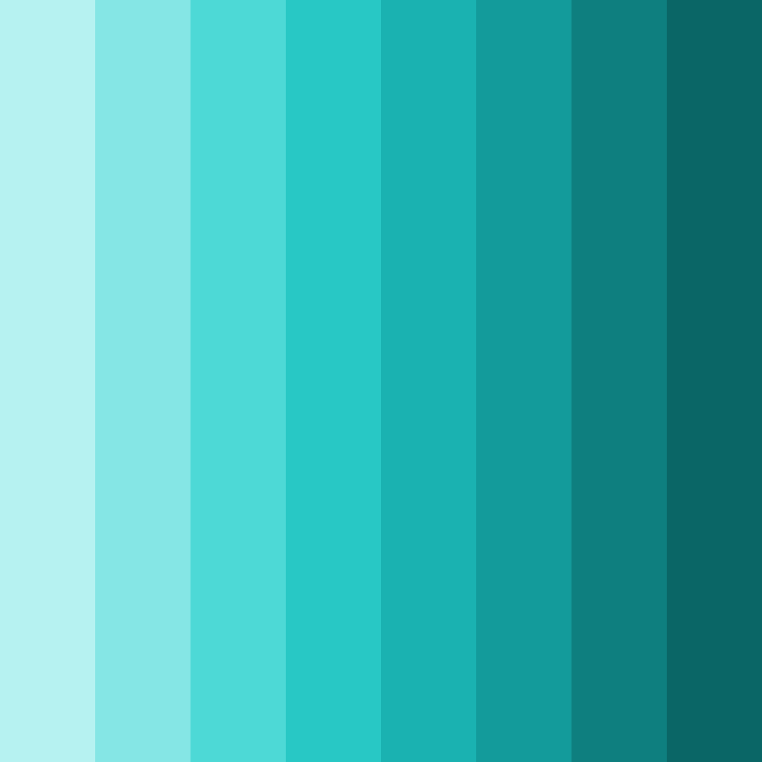 Download aqua dreamscape color palette PNG image (square)