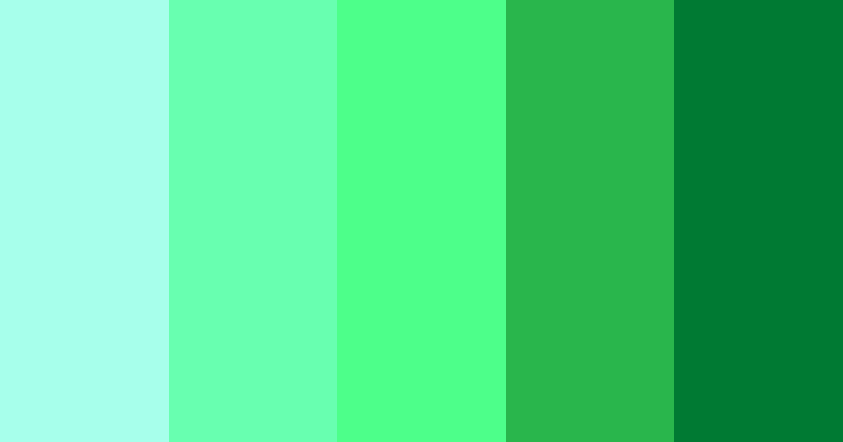 Download electric oasis color palette PNG image (landscape)