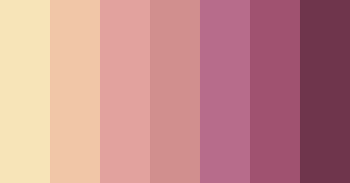 Download blush of dusk color palette PNG image (landscape)