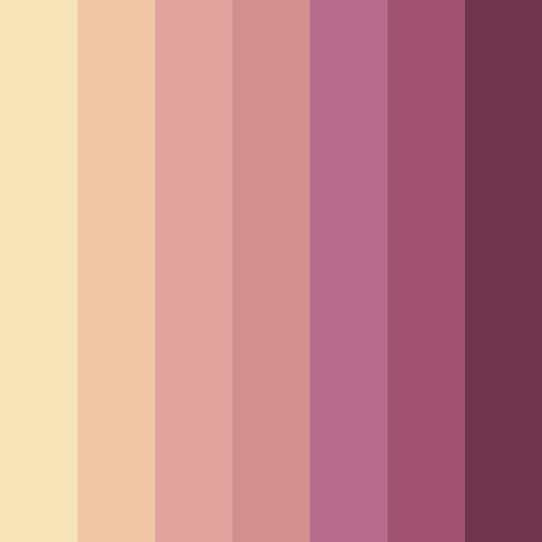 Download blush of dusk color palette PNG image (square)