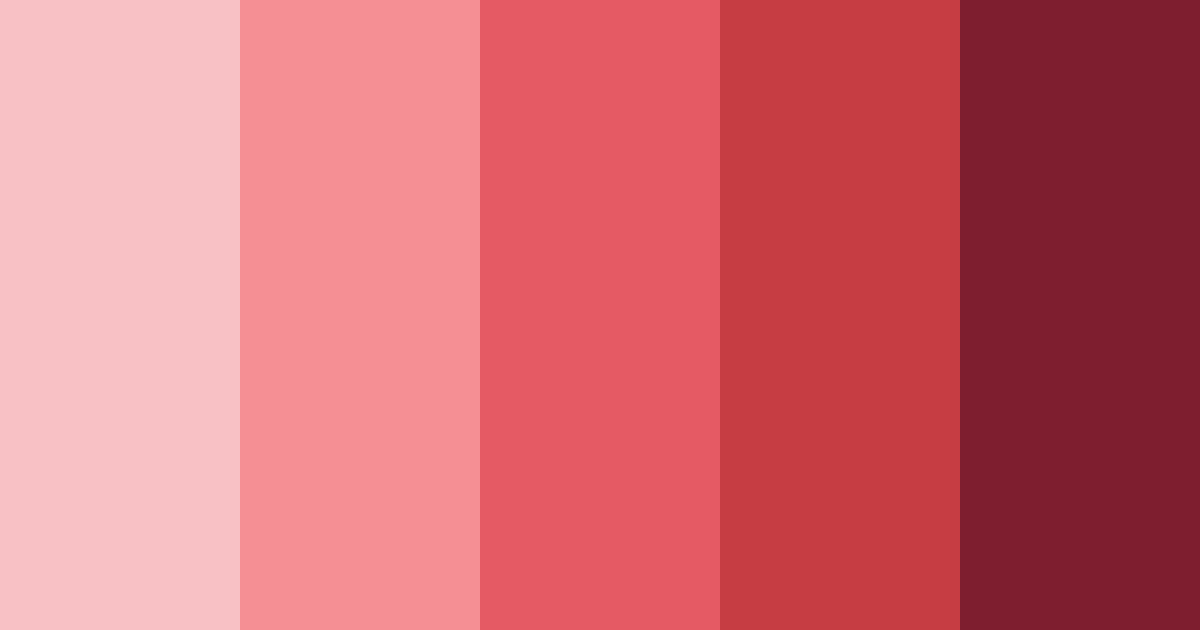 Download red winner color palette PNG image (landscape)