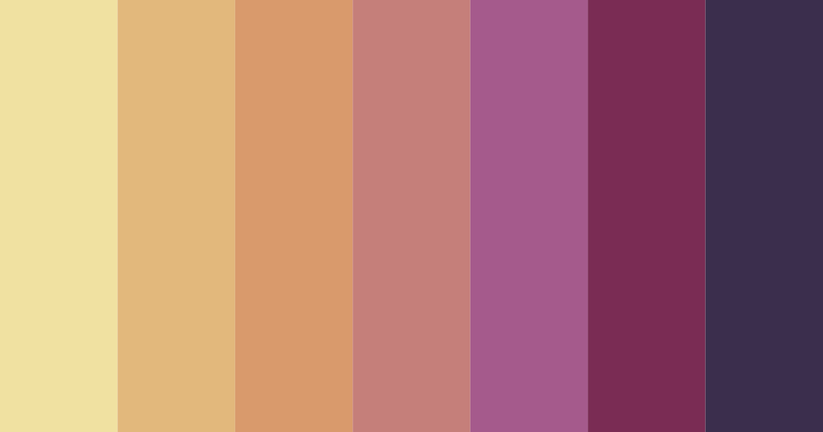 Download blended harmony color palette PNG image (landscape)