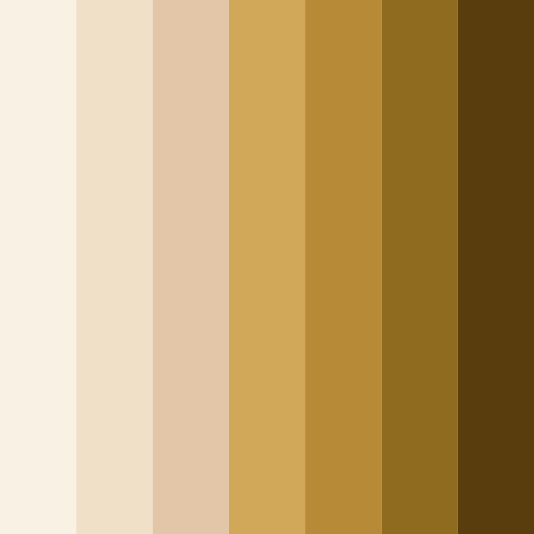 Download creamy caramel dream color palette PNG image (square)
