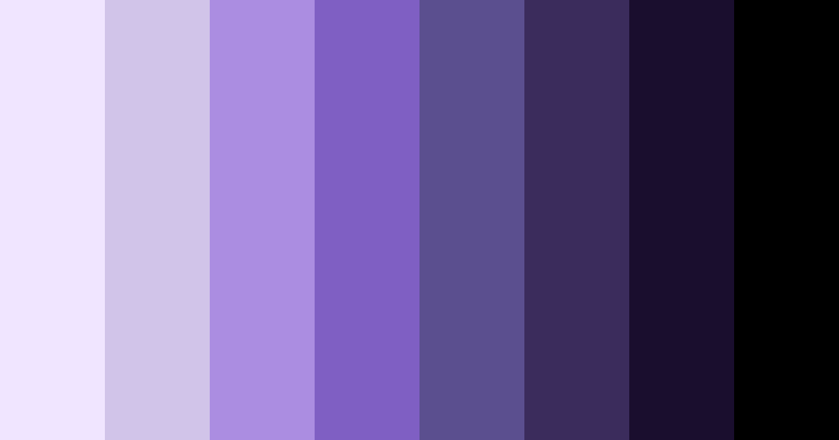 Download midnight lavender dreams color palette PNG image (landscape)