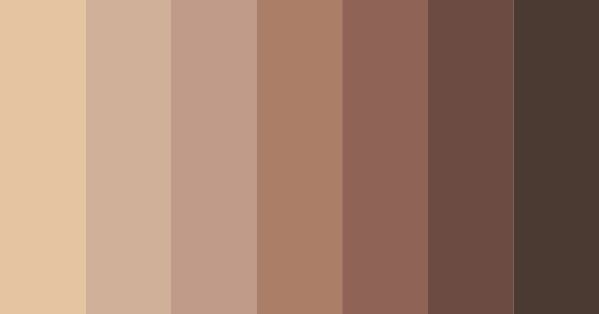 Download earthy embrace color palette PNG image (landscape)