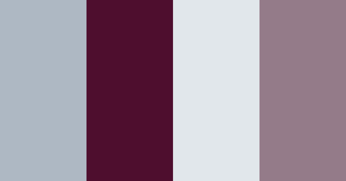 Download muted burgundy color palette PNG image (landscape)