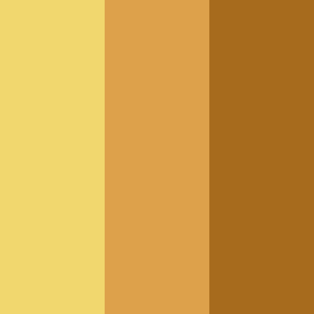 Download golden brown color palette PNG image (square)