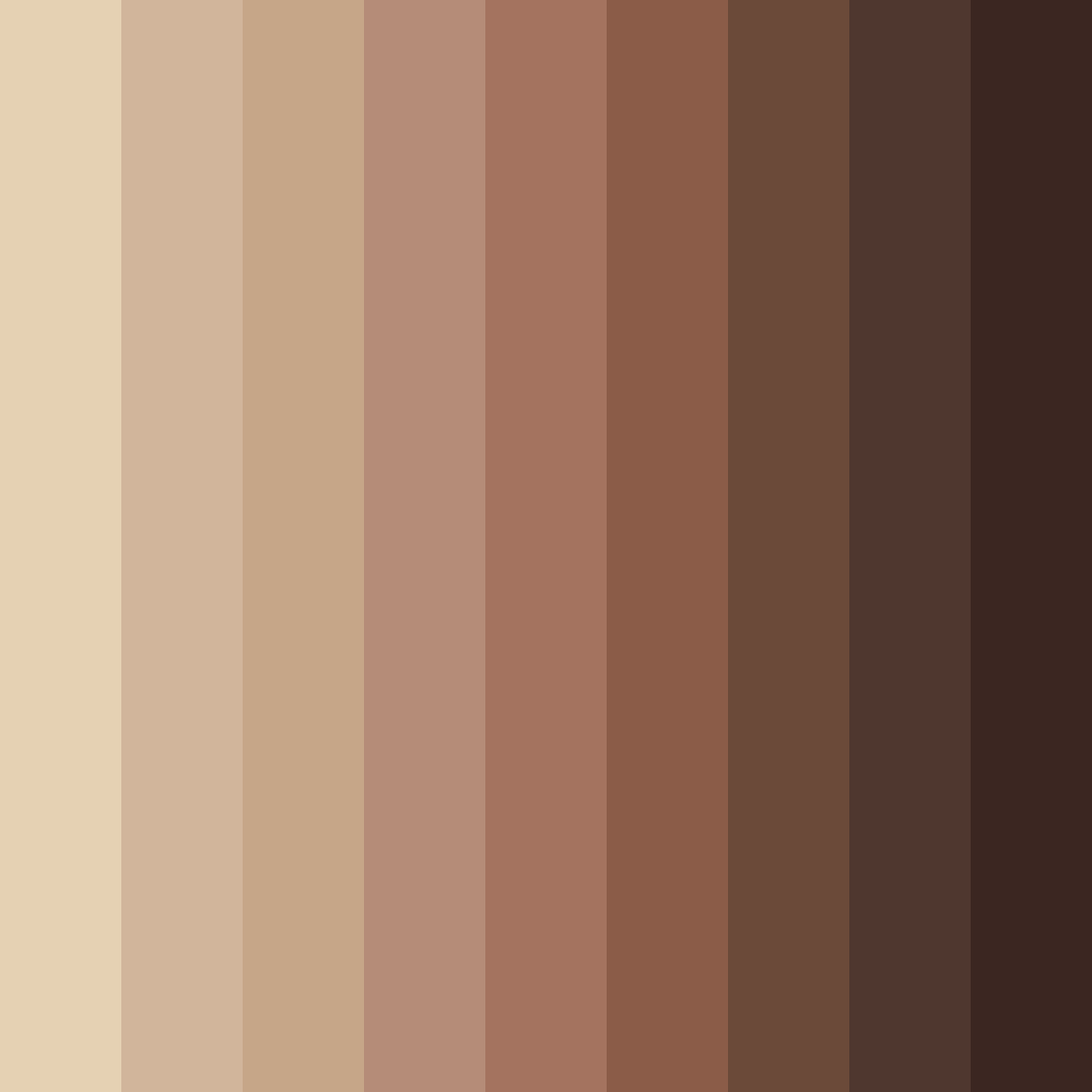 Download earthy embrace color palette PNG image (square)
