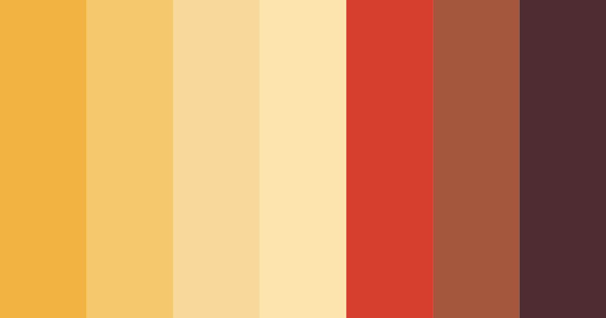 Download sunset orange color palette PNG image (landscape)
