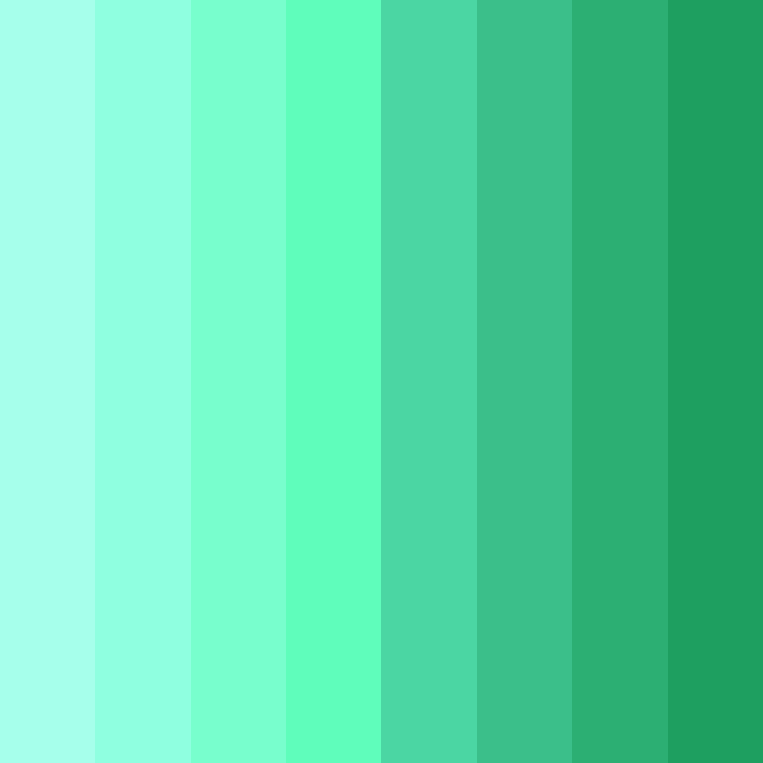 Download turquoise breeze color palette PNG image (square)