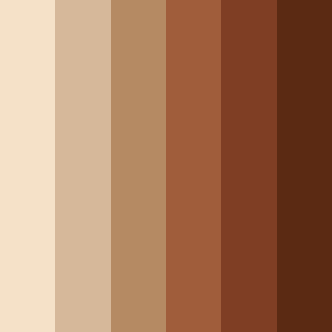 Download sweet toffee bliss color palette PNG image (square)