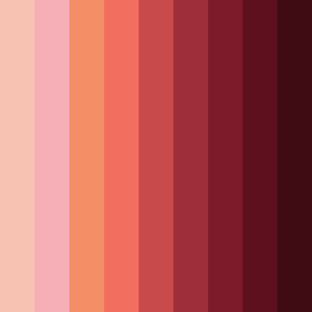 Download crimson embrace color palette PNG image (square)