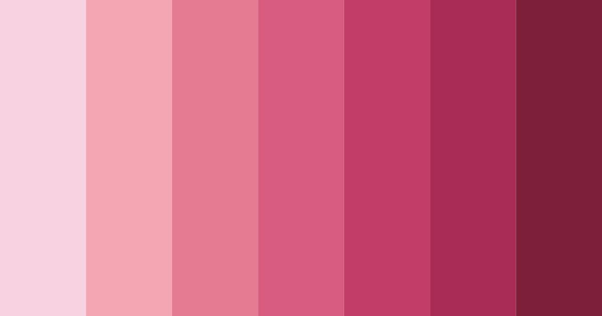 Download rosy reverie color palette PNG image (landscape)
