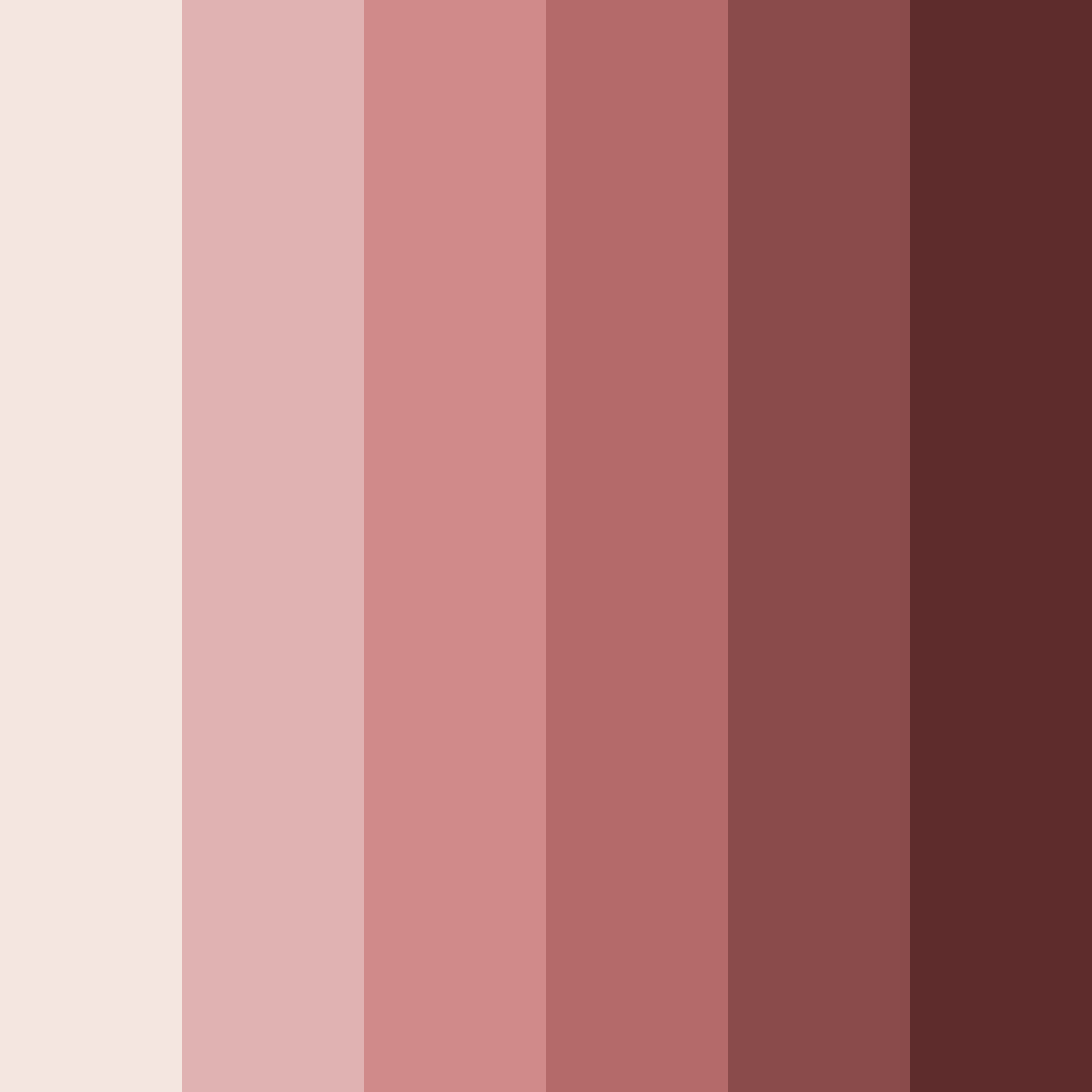 Download brown rose color palette PNG image (square)