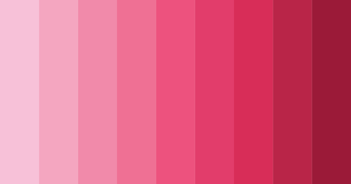 Download blushing blossoms color palette PNG image (landscape)