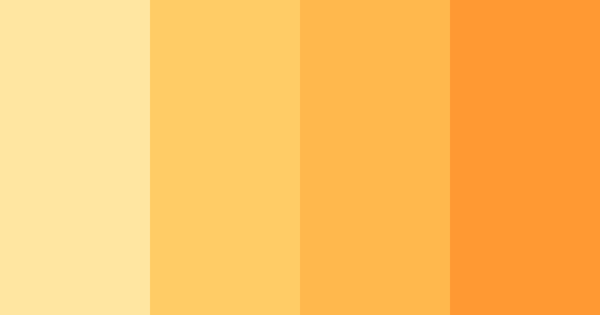 Download sunny citrus burst color palette PNG image (landscape)