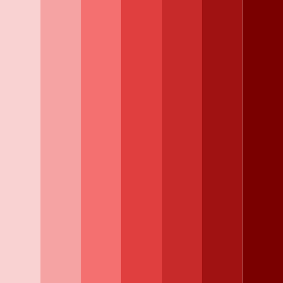Download chinese red shades color palette PNG image (square)