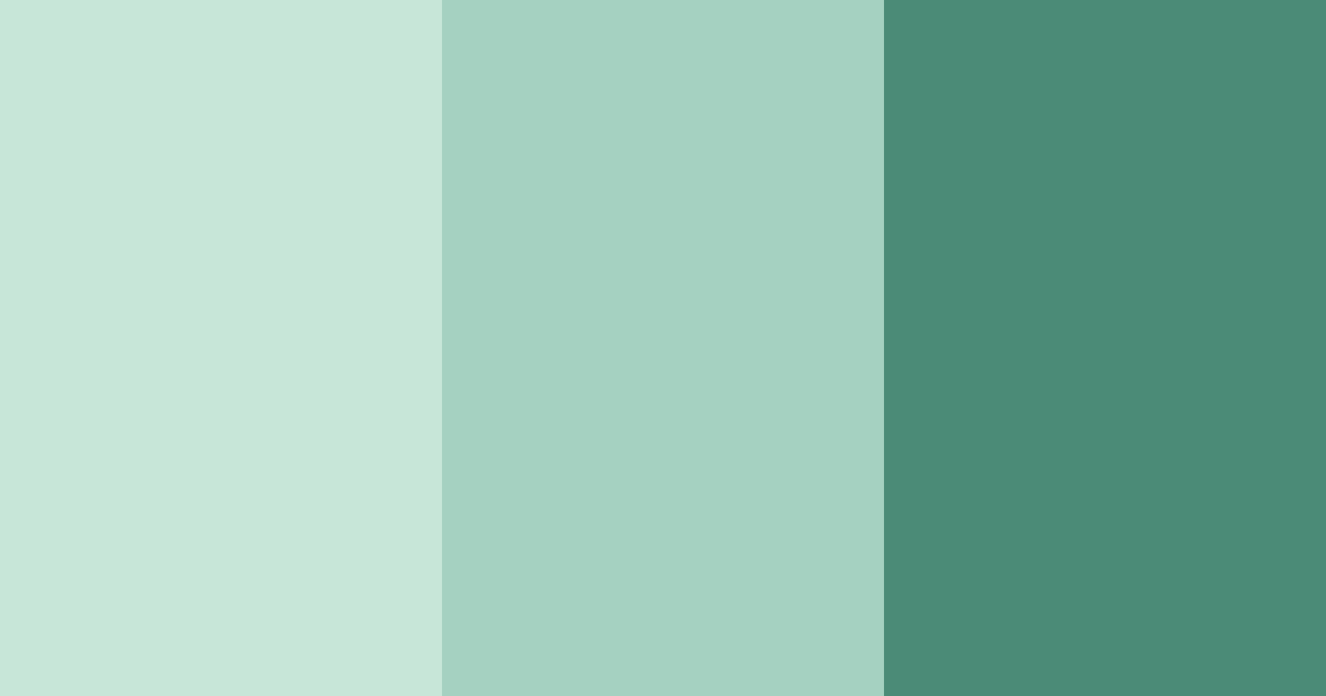 Download shades of sage green color palette PNG image (landscape)
